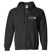 Back In My Day Retro Video Game Full Zip Hoodie