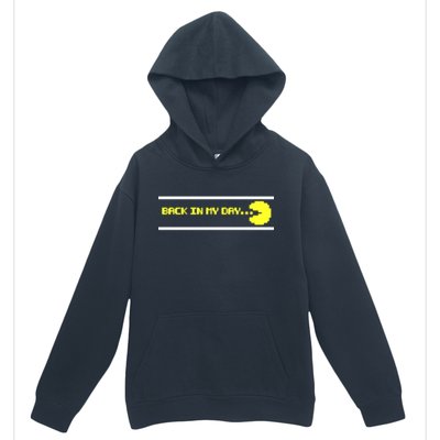 Back In My Day Retro Video Game Urban Pullover Hoodie