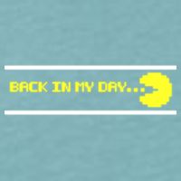Back In My Day Retro Video Game Sueded Cloud Jersey T-Shirt