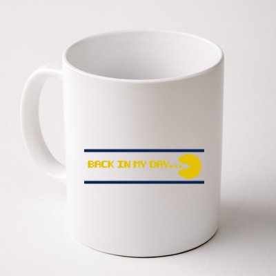 Back In My Day Retro Video Game Coffee Mug