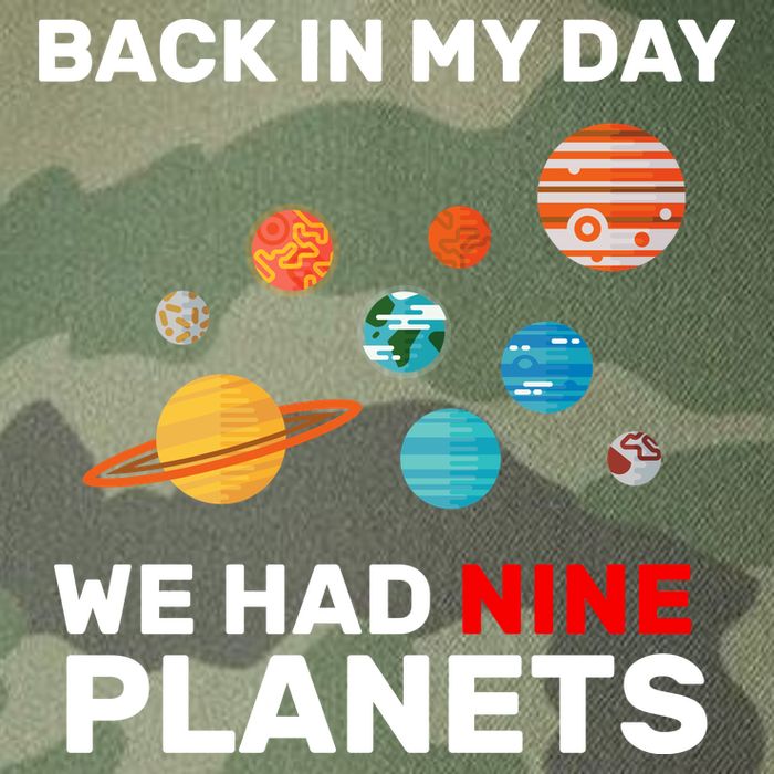 Back In My Day We Had Nine Planets Legacy Tie Dye Trucker Hat
