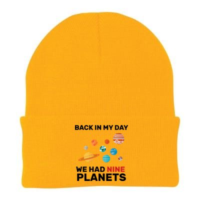 Back In My Day We Had Nine Planets Knit Cap Winter Beanie