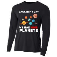 Back In My Day We Had Nine Planets Cooling Performance Long Sleeve Crew
