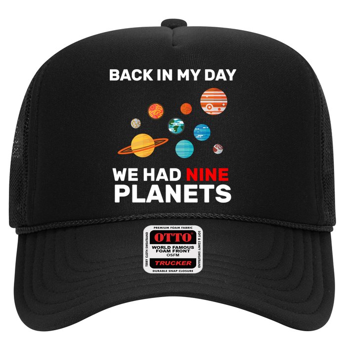 Back In My Day We Had Nine Planets Hat