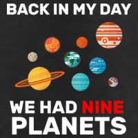 Back In My Day We Had Nine Planets Microfiber Hand Towel