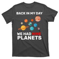 Back In My Day We Had Nine Planets T-Shirt