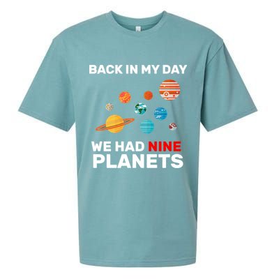 Back In My Day We Had Nine Planets Sueded Cloud Jersey T-Shirt