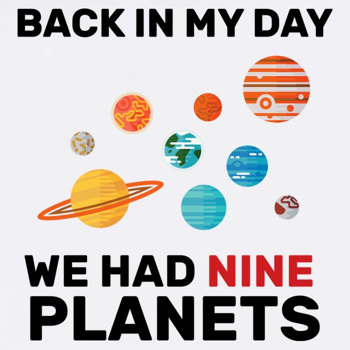 Back In My Day We Had Nine Planets Garment-Dyed Sweatshirt