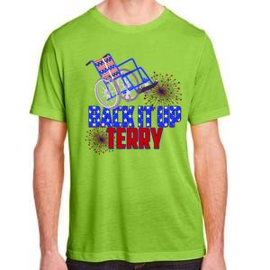 Back It Up Terry Fourth of July Fireworks Adult ChromaSoft Performance T-Shirt