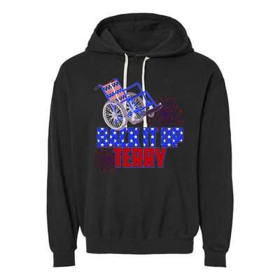 Back It Up Terry Fourth of July Fireworks Garment-Dyed Fleece Hoodie