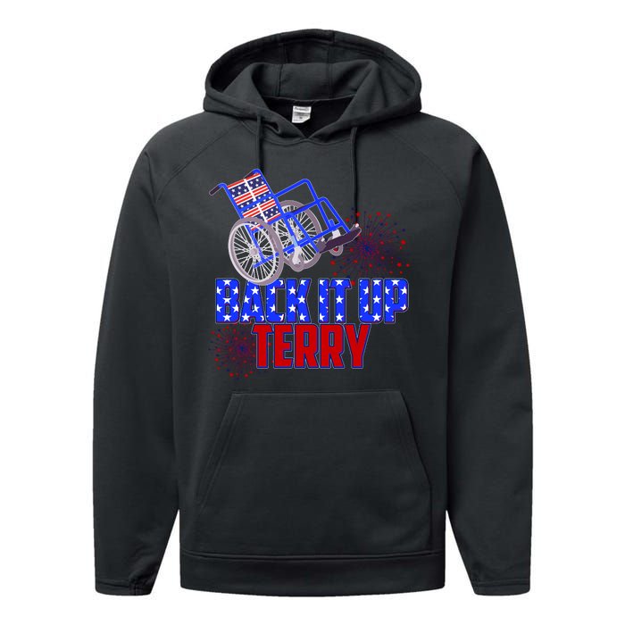 Back It Up Terry Fourth of July Fireworks Performance Fleece Hoodie