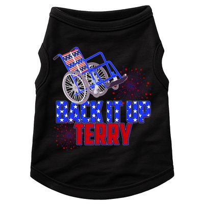 Back It Up Terry Fourth of July Fireworks Doggie Tank