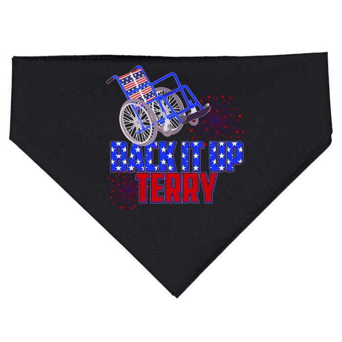 Back It Up Terry Fourth of July Fireworks USA-Made Doggie Bandana