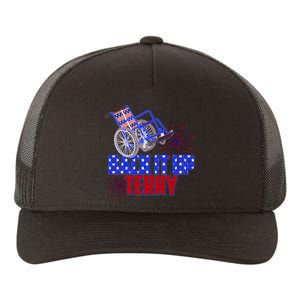 Back It Up Terry Fourth of July Fireworks Yupoong Adult 5-Panel Trucker Hat