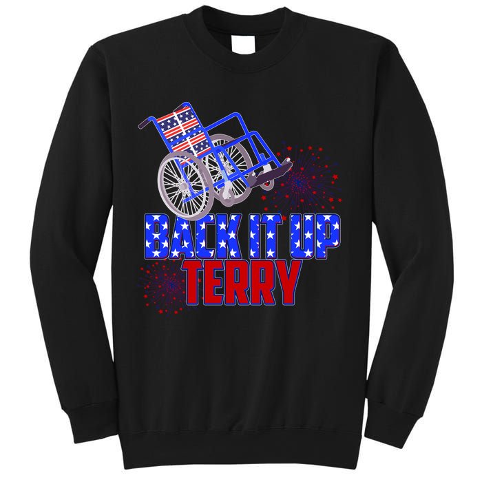 Back It Up Terry Fourth of July Fireworks Sweatshirt