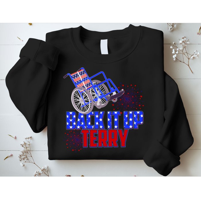 Back It Up Terry Fourth of July Fireworks Sweatshirt