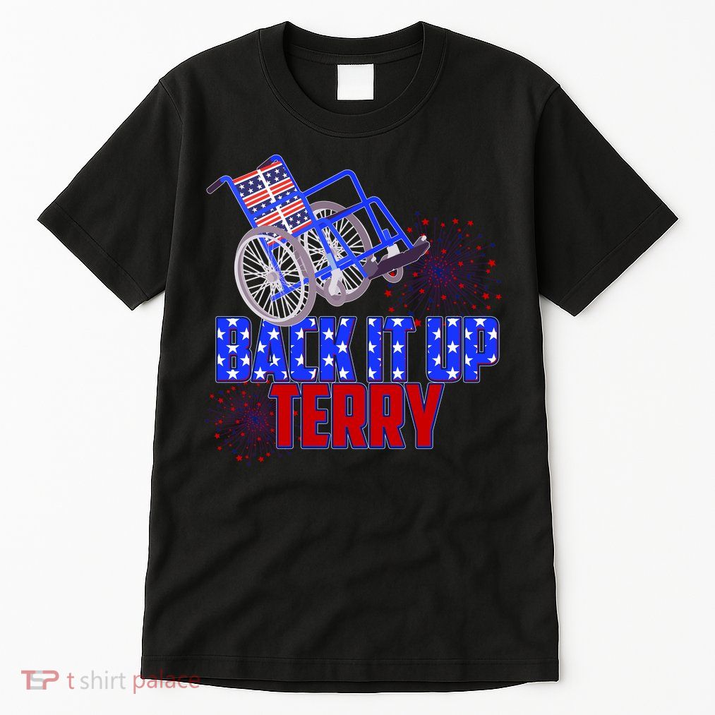 Back It Up Terry Fourth of July Fireworks Tall T-Shirt