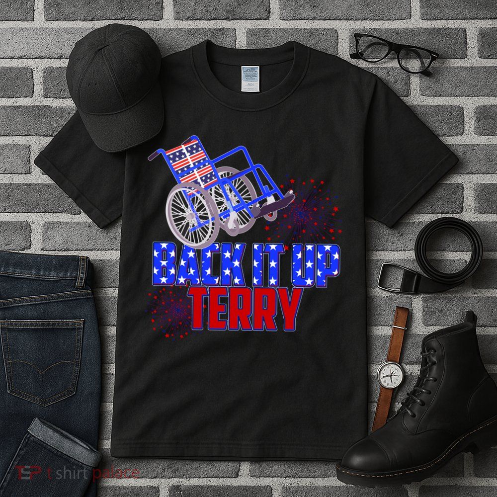 Back It Up Terry Fourth of July Fireworks Tall T-Shirt