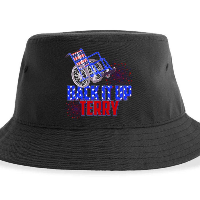 Back It Up Terry Fourth of July Fireworks Sustainable Bucket Hat