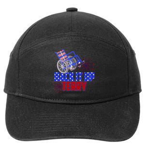 Back It Up Terry Fourth of July Fireworks 7-Panel Snapback Hat