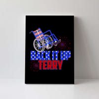 Back It Up Terry Fourth of July Fireworks Canvas