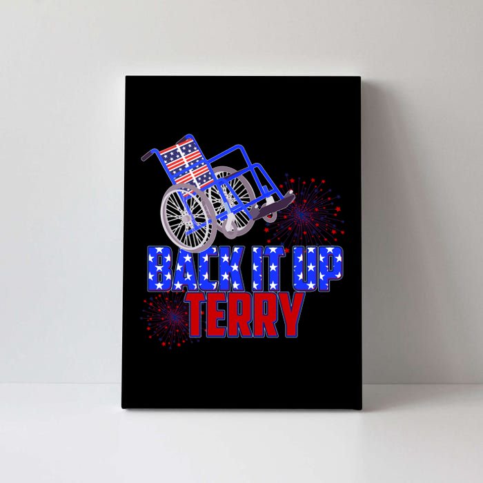 Back It Up Terry Fourth of July Fireworks Canvas