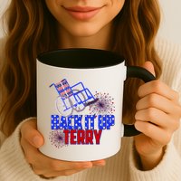 Back It Up Terry Fourth of July Fireworks Mug