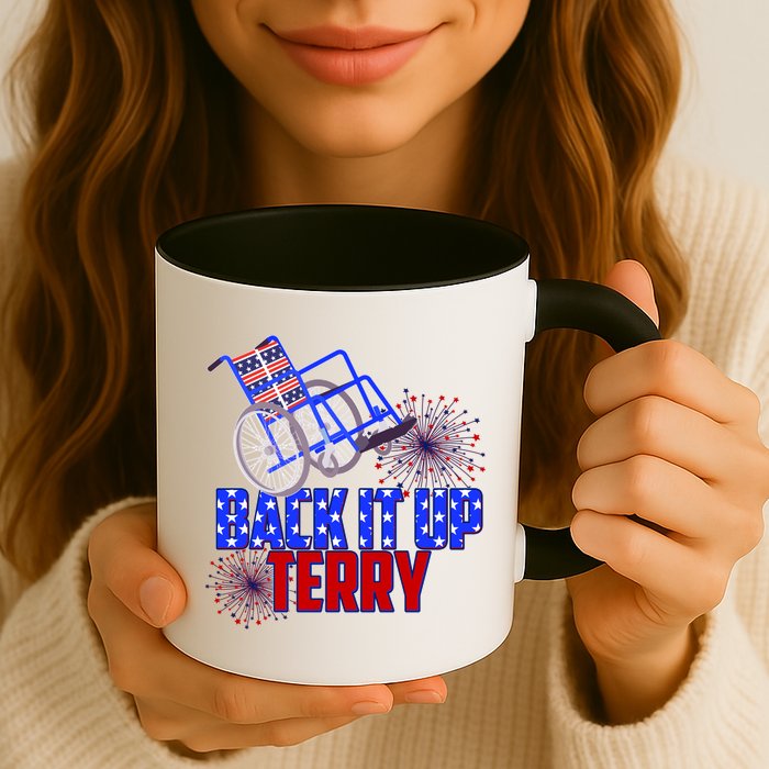 Back It Up Terry Fourth of July Fireworks Mug