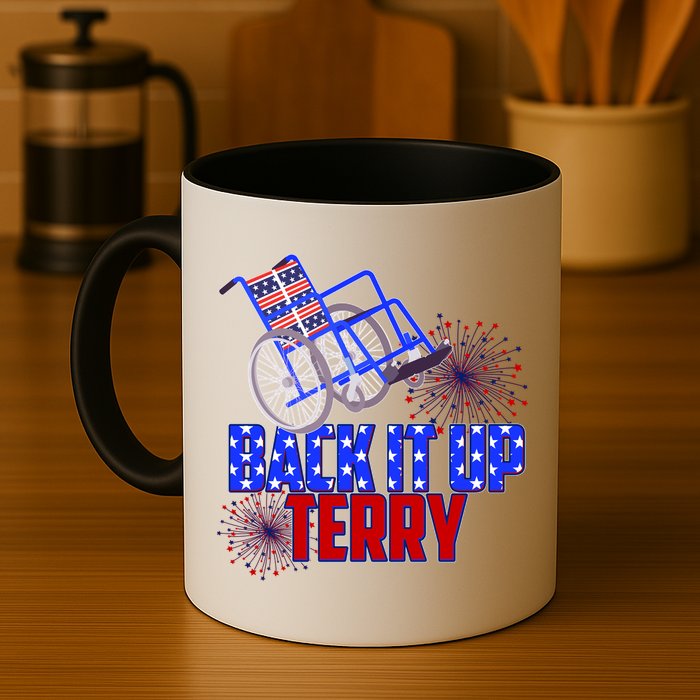 Back It Up Terry Fourth of July Fireworks Mug