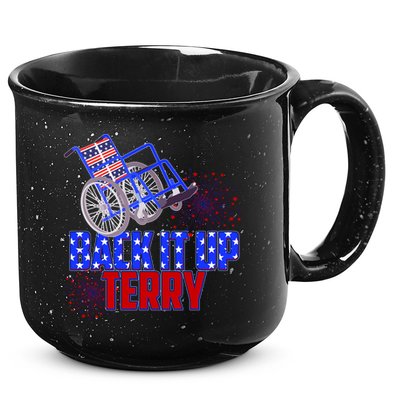 Back It Up Terry Fourth of July Fireworks 15oz Campfire Ceramic Mug