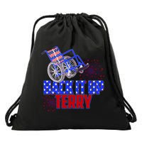 Back It Up Terry Fourth of July Fireworks Drawstring Bag