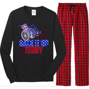 Back It Up Terry Fourth of July Fireworks Long Sleeve Pajama Set