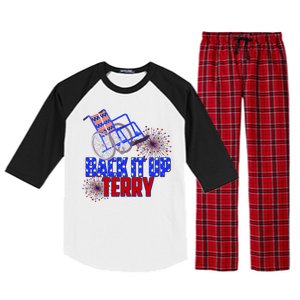 Back It Up Terry Fourth of July Fireworks Raglan Sleeve Pajama Set