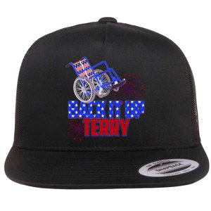 Back It Up Terry Fourth of July Fireworks Flat Bill Trucker Hat