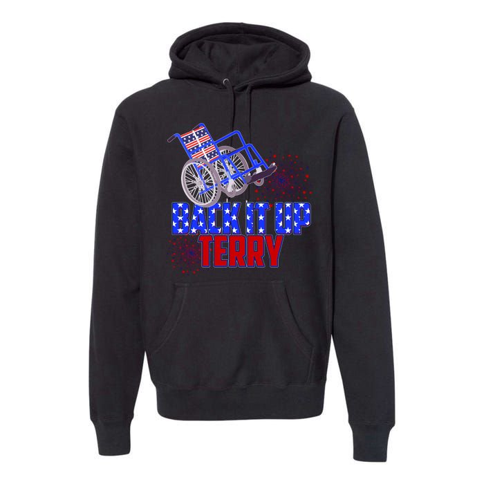 Back It Up Terry Fourth of July Fireworks Premium Hoodie