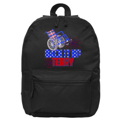Back It Up Terry Fourth of July Fireworks 16 in Basic Backpack