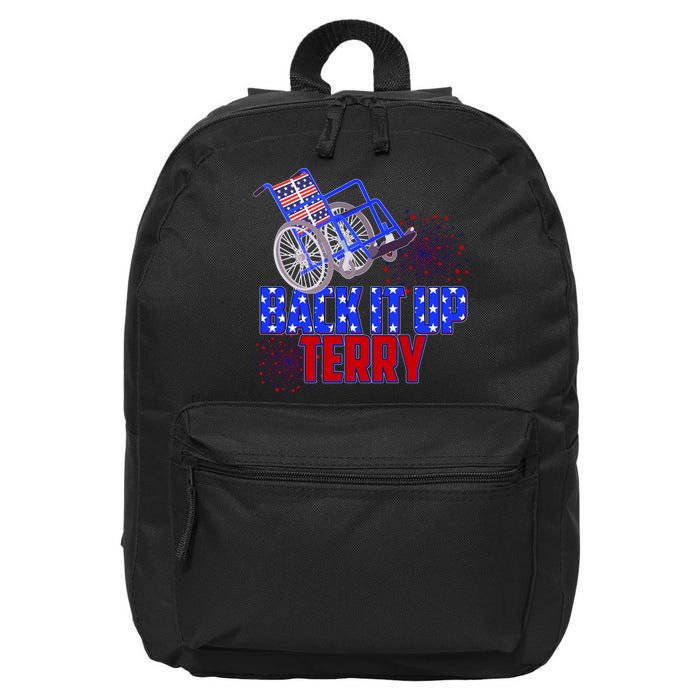 Back It Up Terry Fourth of July Fireworks 16 in Basic Backpack