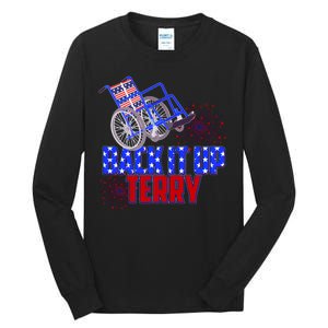 Back It Up Terry Fourth of July Fireworks Tall Long Sleeve T-Shirt