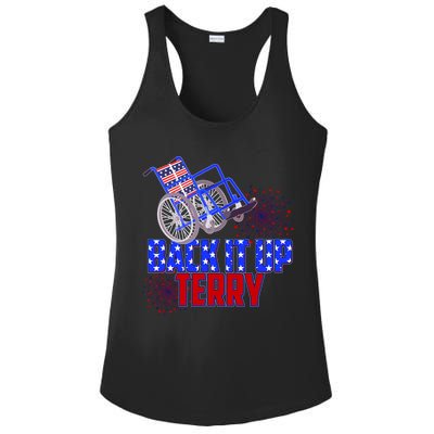 Back It Up Terry Fourth of July Fireworks Ladies PosiCharge Competitor Racerback Tank