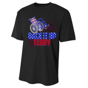 Back It Up Terry Fourth of July Fireworks Performance Sprint T-Shirt