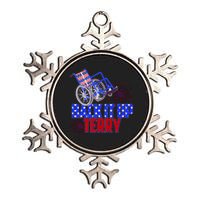 Back It Up Terry Fourth of July Fireworks Metallic Star Ornament