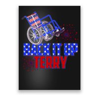 Back It Up Terry Fourth of July Fireworks Poster