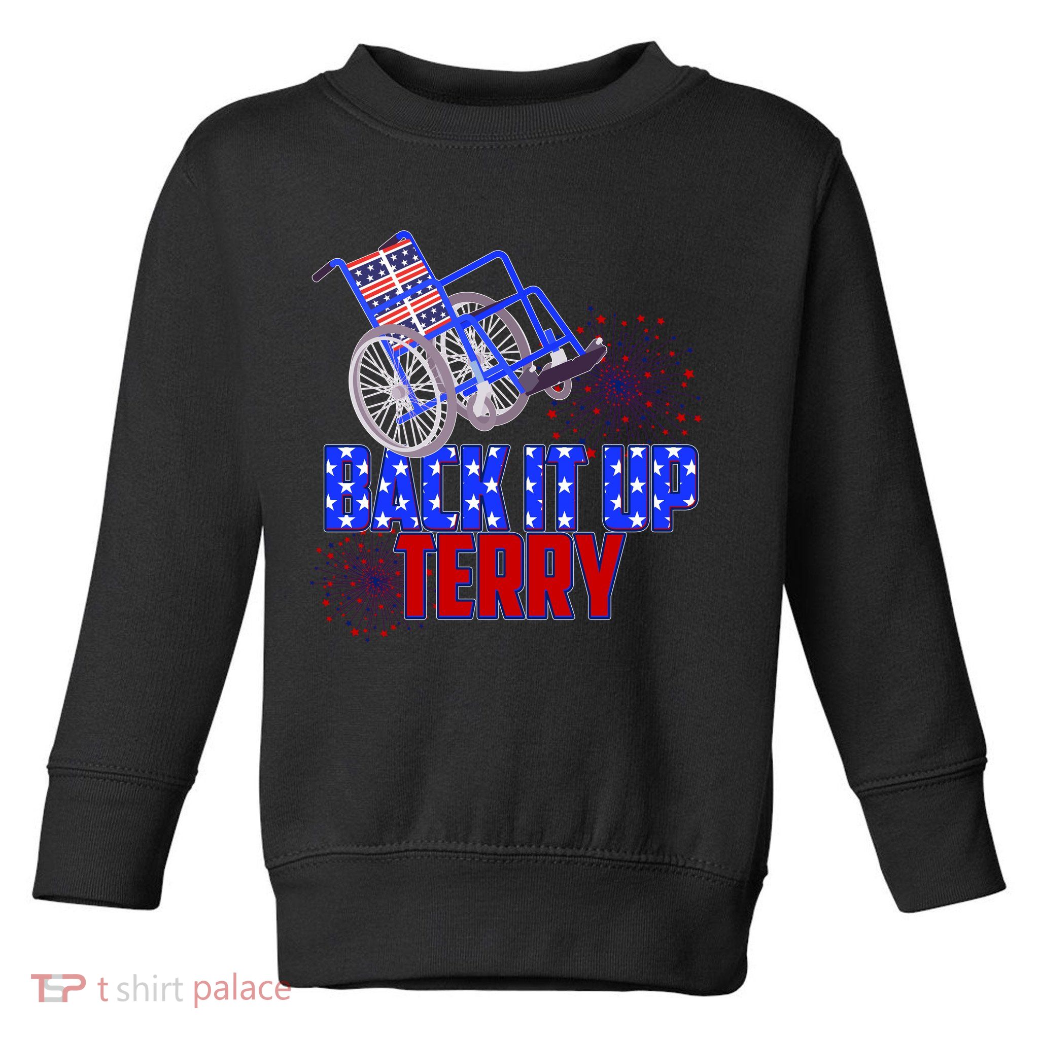 Back It Up Terry Fourth of July Fireworks Toddler Sweatshirt