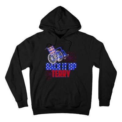 Back It Up Terry Fourth of July Fireworks Tall Hoodie