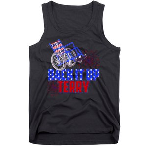 Back It Up Terry Fourth of July Fireworks Tank Top