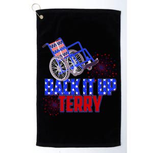 Back It Up Terry Fourth of July Fireworks Platinum Collection Golf Towel