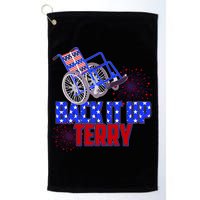 Back It Up Terry Fourth of July Fireworks Golf Towel
