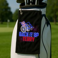Back It Up Terry Fourth of July Fireworks Golf Towel