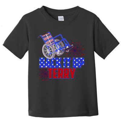 Back It Up Terry Fourth of July Fireworks Toddler T-Shirt