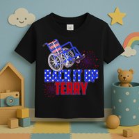 Back It Up Terry Fourth of July Fireworks Toddler T-Shirt